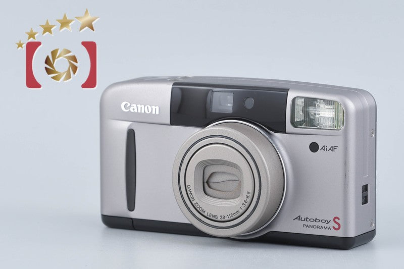 Canon Autoboy S PANORAMA Greige Titanium 35mm Point & Shoot Film Camera