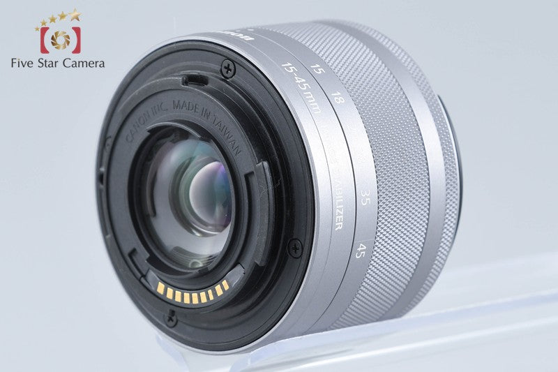Canon EOS M10 White 18.0 MP Digital Mirrorless Camera 15-45 Lens