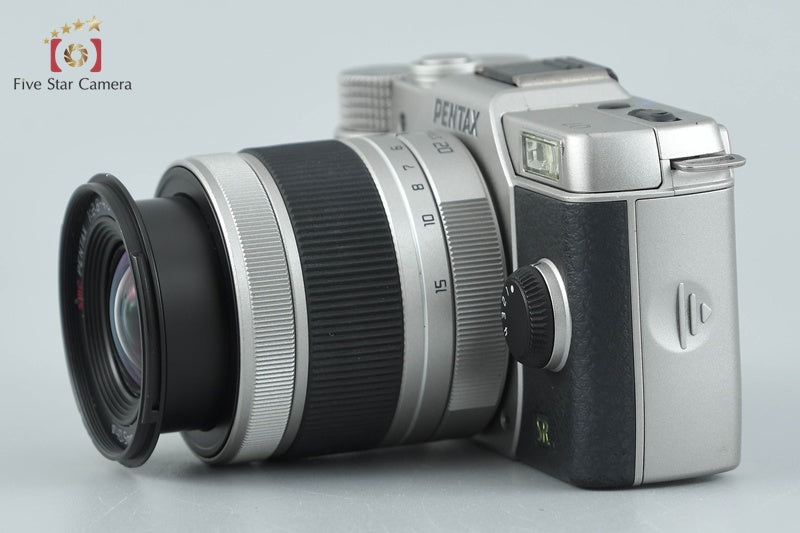 "Shutter count 3,916" PENTAX Q7 Silver 12.4 MP Digital Camera 5-15 Lens