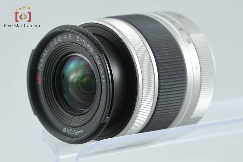 "Shutter count 3,916" PENTAX Q7 Silver 12.4 MP Digital Camera 5-15 Lens