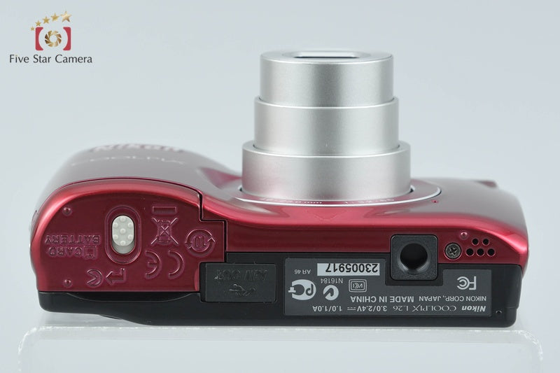 Nikon COOLPIX L26 Red 16.1 MP Digital Camera