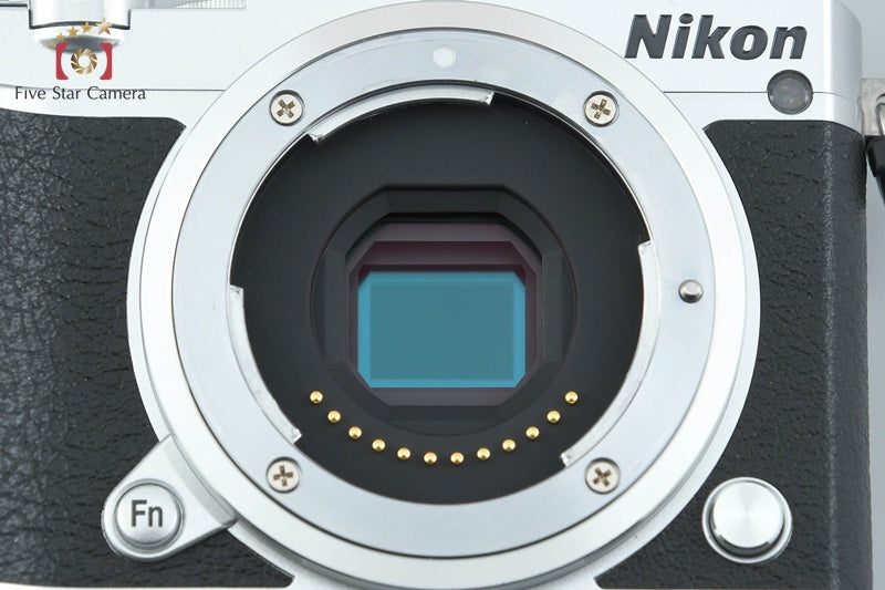 Nikon 1 J5 Silver 20.8 MP Digital Camera 10-30 Lens w/ Box