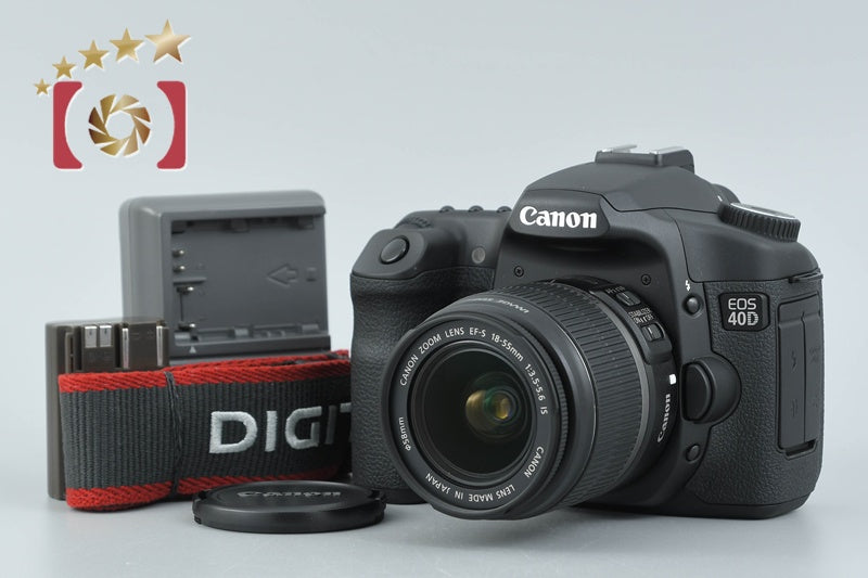 "Shutter count 68" Canon EOS 40D 10.1 MP Digital SLR Camera 18-55 IS Lens