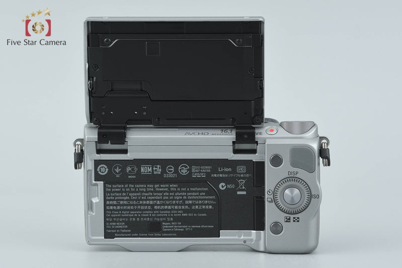 "Count 2,238" Sony α NEX-5R Silver 16.1MP 16-50 Lens w/ Box [Multiple Languages]