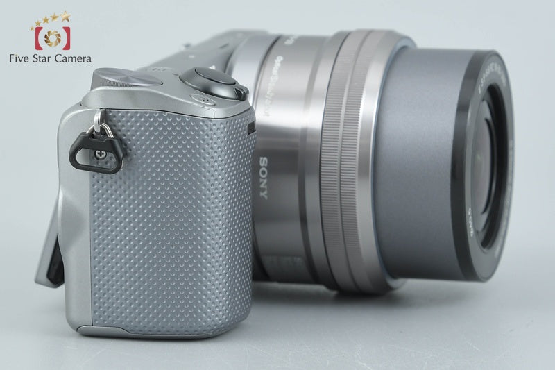 "Count 2,238" Sony α NEX-5R Silver 16.1MP 16-50 Lens w/ Box [Multiple Languages]