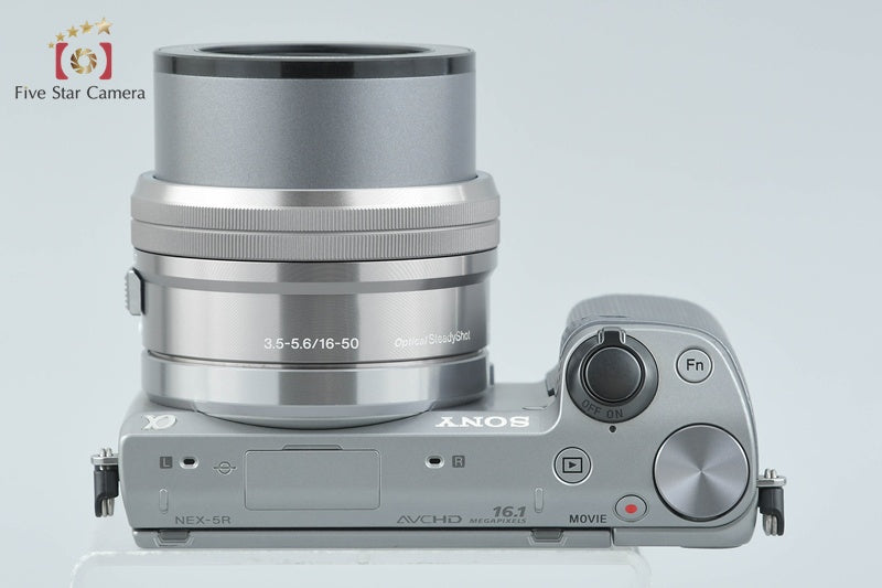 "Count 2,238" Sony α NEX-5R Silver 16.1MP 16-50 Lens w/ Box [Multiple Languages]
