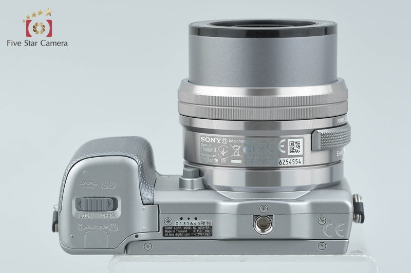 "Count 2,238" Sony α NEX-5R Silver 16.1MP 16-50 Lens w/ Box [Multiple Languages]