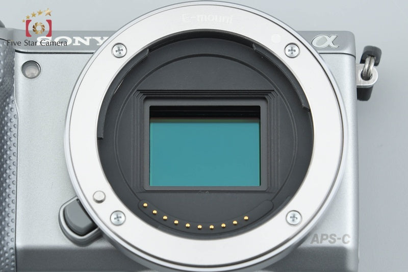 "Count 2,238" Sony α NEX-5R Silver 16.1MP 16-50 Lens w/ Box [Multiple Languages]