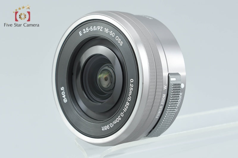 "Count 2,238" Sony α NEX-5R Silver 16.1MP 16-50 Lens w/ Box [Multiple Languages]