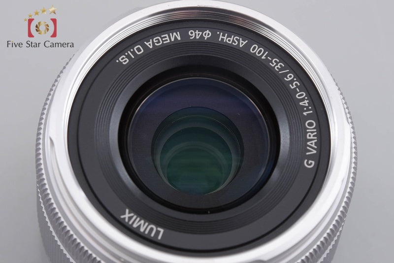 Panasonic LUMIX G VARIO 35-100mm f/4-5.6 ASPH. MEGA O.I.S. H-FS35100 Silver