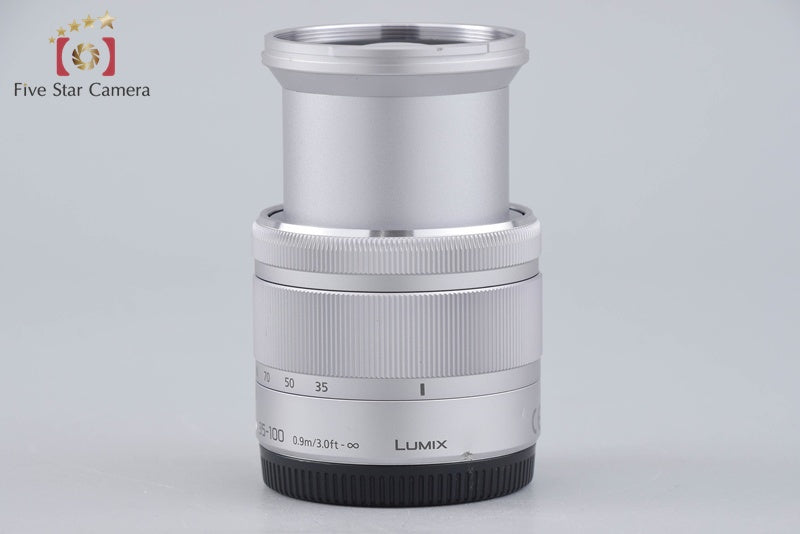 Panasonic LUMIX G VARIO 35-100mm f/4-5.6 ASPH. MEGA O.I.S. H-FS35100 Silver