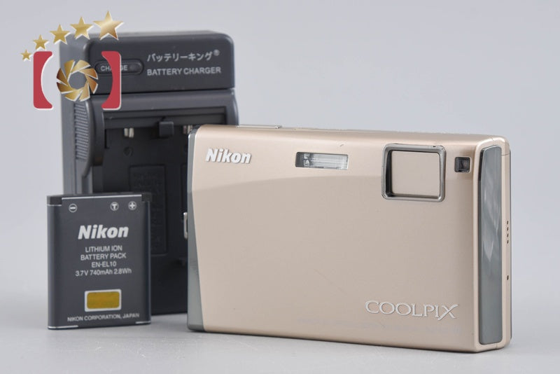 Nikon COOLPIX S60 Rich Gold 10.0 MP Digital Camera