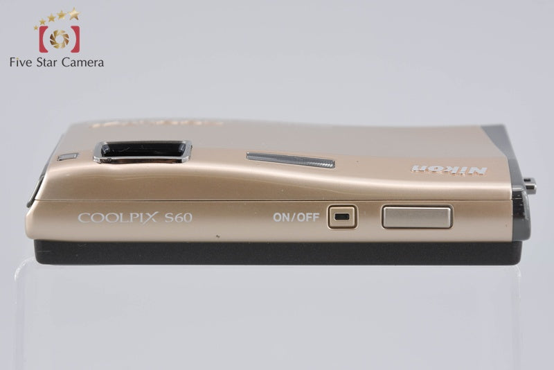 Nikon COOLPIX S60 Rich Gold 10.0 MP Digital Camera