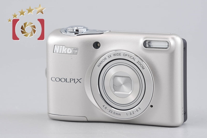 Nikon COOLPIX L32 Silver 20.1 MP Digital Camera