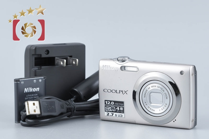 Nikon COOLPIX S3000 Pure Silver 12.0 MP Digital Camera