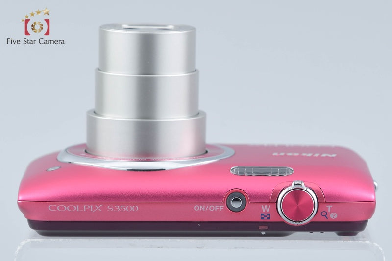 Nikon COOLPIX S3500 Strawberry Pink 20.0 MP Digital Camera