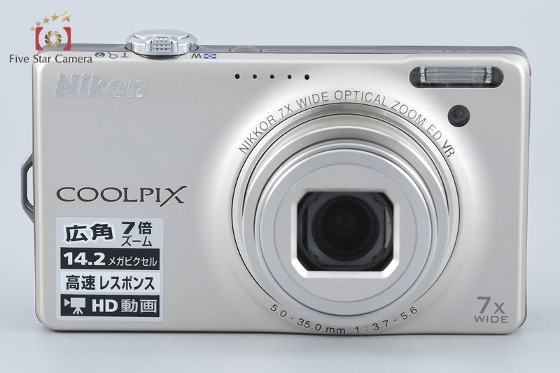 Nikon COOLPIX S6000 Champagne Silver 14.2 MP Digital Camera