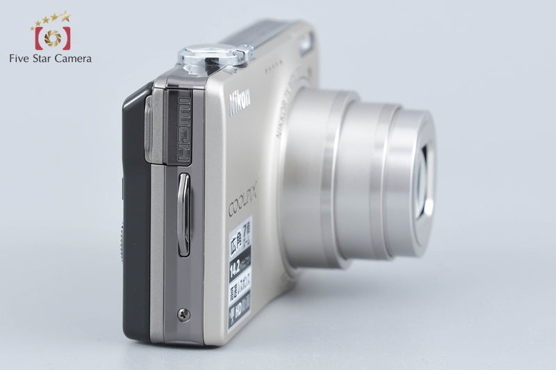 Nikon COOLPIX S6000 Champagne Silver 14.2 MP Digital Camera