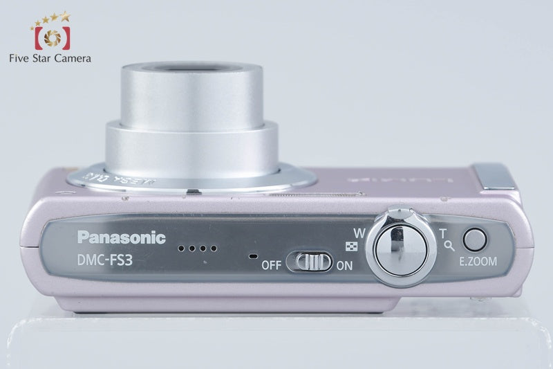 Panasonic LUMIX DMC-FS3 Pink 8.1 MP Digital Camera [Japanese Language Only]