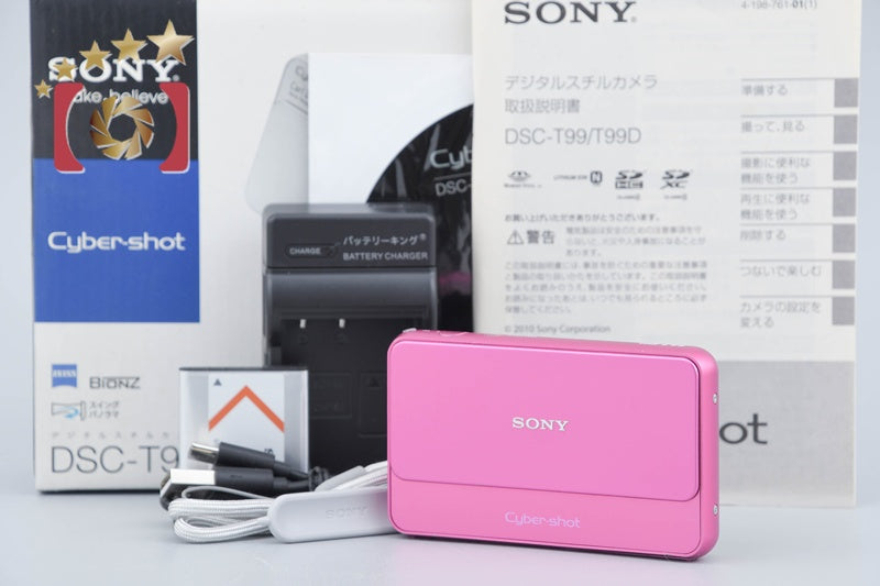 SONY Cyber-shot DSC-T99 Pink 14.1 MP Digital Camera [Japanese Language Only]