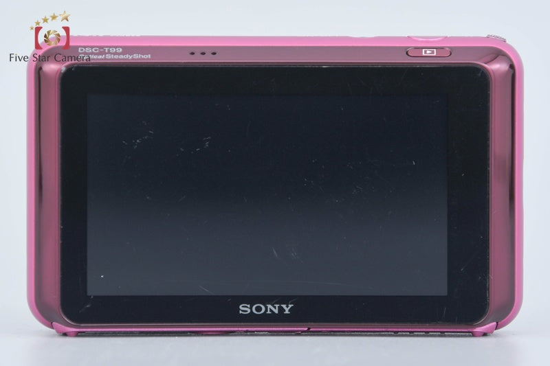 SONY Cyber-shot DSC-T99 Pink 14.1 MP Digital Camera [Japanese Language Only]
