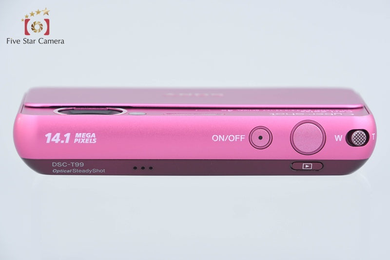 SONY Cyber-shot DSC-T99 Pink 14.1 MP Digital Camera [Japanese Language Only]