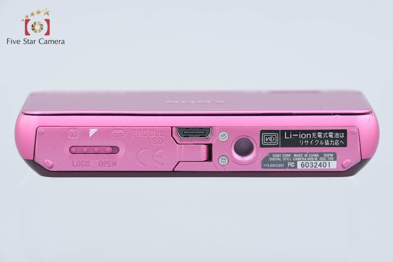 SONY Cyber-shot DSC-T99 Pink 14.1 MP Digital Camera [Japanese Language Only]