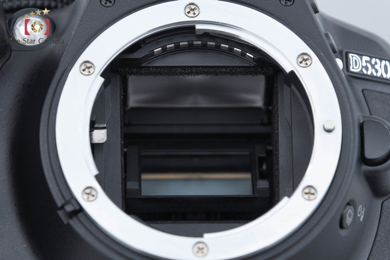 "Shutter count 4,868" Nikon D5300 Black 24.2 MP DSLR Camera Body