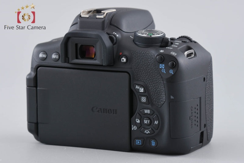 Canon EOS Kiss X8i / Rebel T6i / 750D 24.2 MP 18-55 55-250 Lenses w/ Box