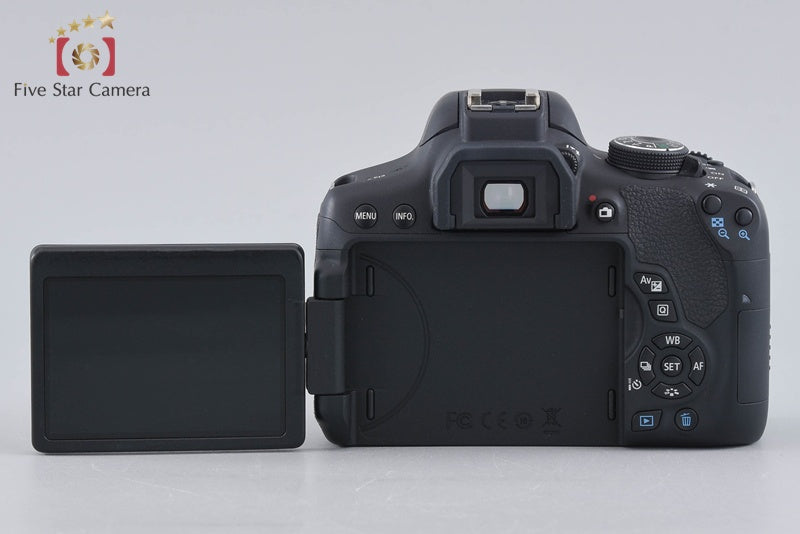 Canon EOS Kiss X8i / Rebel T6i / 750D 24.2 MP 18-55 55-250 Lenses w/ Box