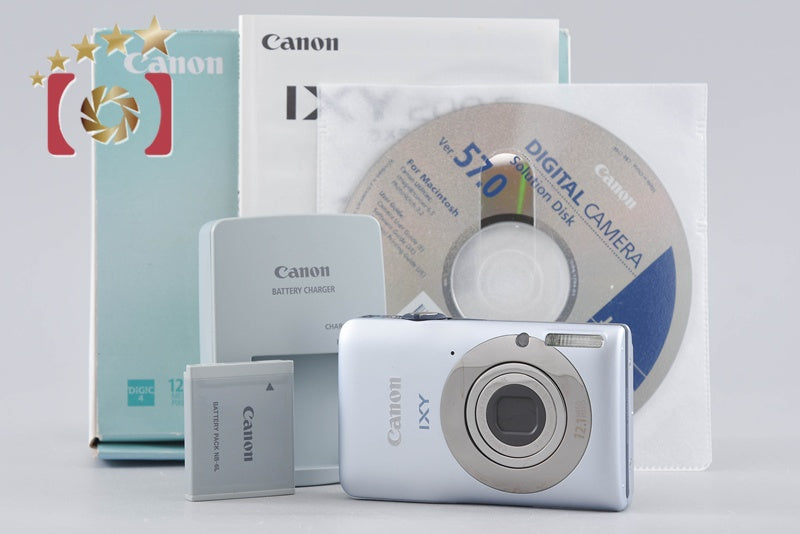 Canon IXY 200F Silver 12.1 MP Digital Camera w/ Box