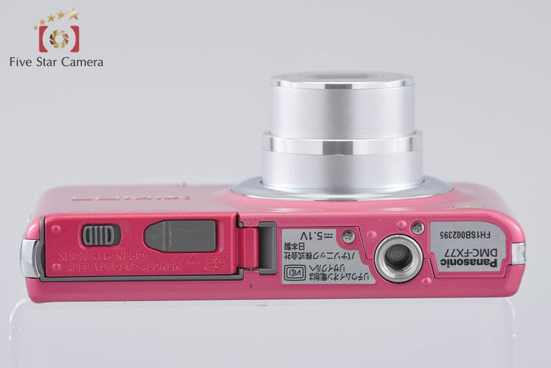 Panasonic LUMIX DMC-FX77 Glamourous Pink Digital Camera [Japanese Language Only]