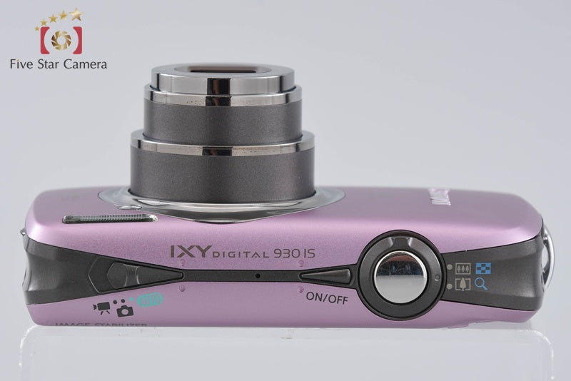 Canon IXY Digital 930 IS Purple 12.1 MP Digital Camera w/ Box