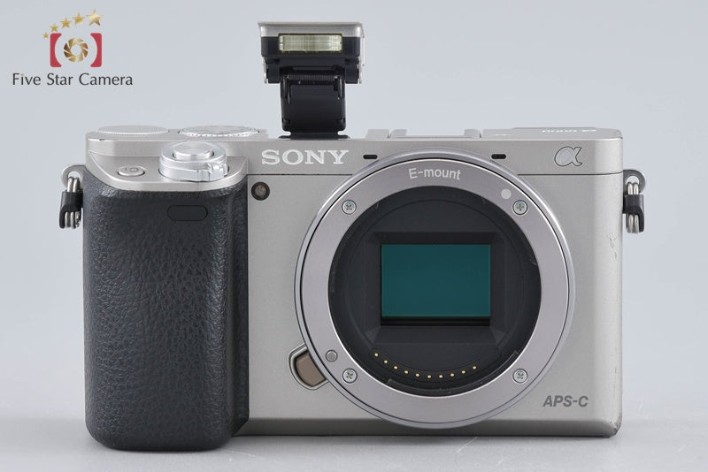 Sony Alpha α6000 ILCE-6000 Silver 24.3 MP Digital Camera [Multiple Languages]