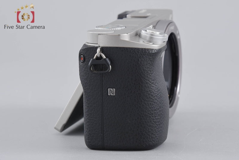 Sony Alpha α6000 ILCE-6000 Silver 24.3 MP Digital Camera [Multiple Languages]