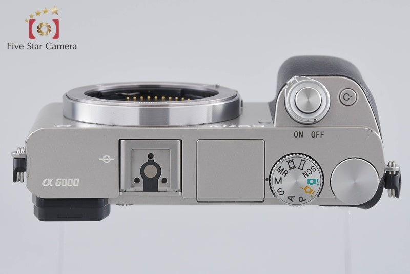 Sony Alpha α6000 ILCE-6000 Silver 24.3 MP Digital Camera [Multiple Languages]