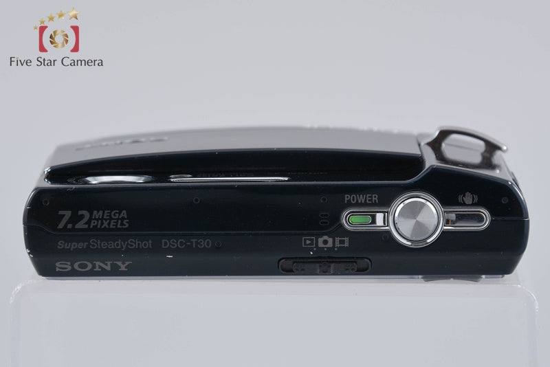 Sony Cyber-shot DSC-T30 Black 7.2 MP Digital Camera [Japanese Language Only]