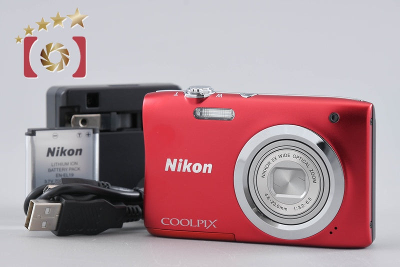 Nikon COOLPIX A100 Red 20.1 MP Digital Camera