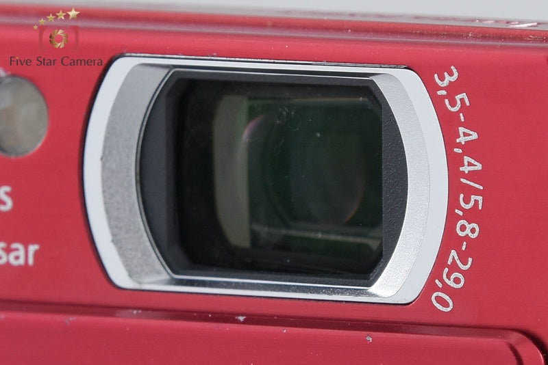 Sony Cyber-Shot DSC-T100 Red 8.1 MP Digital Camera [Japanese Language Only]