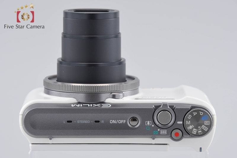 Casio HIGH SPEED EXILIM EX-ZR1100 White 16.1 MP Digital Camera w/ Box