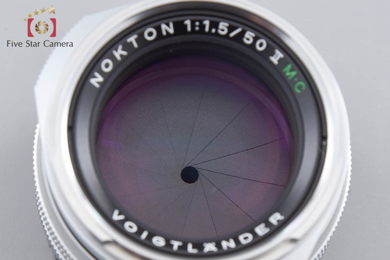 Voigtlander NOKTON 50mm f/1.5 II M.C for Leica M Mount Lens