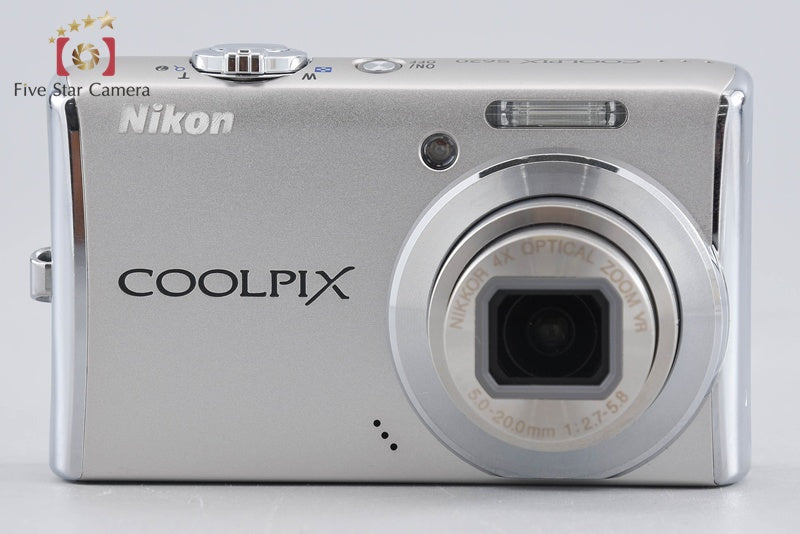 Nikon COOLPIX S620 Silver 12.2 MP Digital Camera