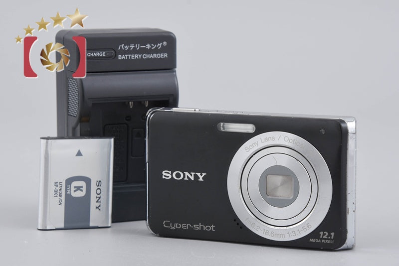 Sony Cyber-Shot DSC-W190 Black 12.1 MP Digital Camera [Japanese Language Only]
