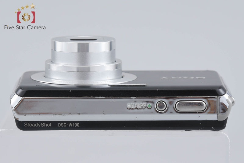 Sony Cyber-Shot DSC-W190 Black 12.1 MP Digital Camera [Japanese Language Only]