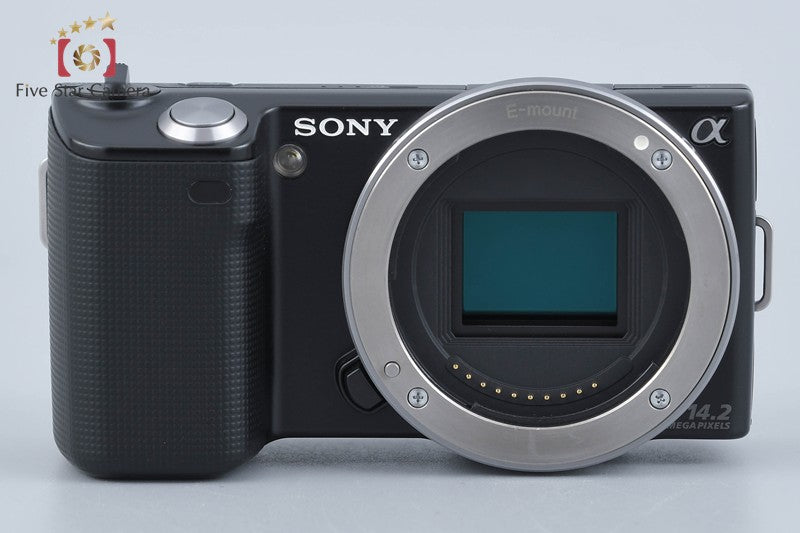 Sony α NEX-5 Black 14.2 MP Digital Camera 18-55 Lens [Japanese Language Only]