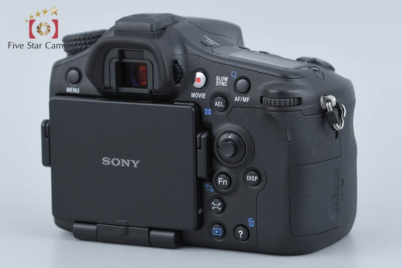 "Count 2,901" SONY α77 SLT-A77V 24.3 MP Digital Camera [Japanese Language Only]