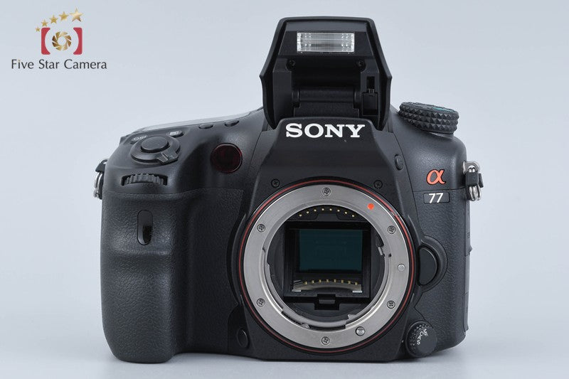 "Count 2,901" SONY α77 SLT-A77V 24.3 MP Digital Camera [Japanese Language Only]