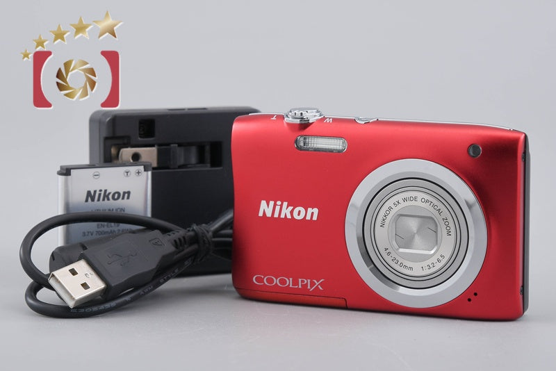 Nikon COOLPIX A100 Red 20.0 MP Digital Camera
