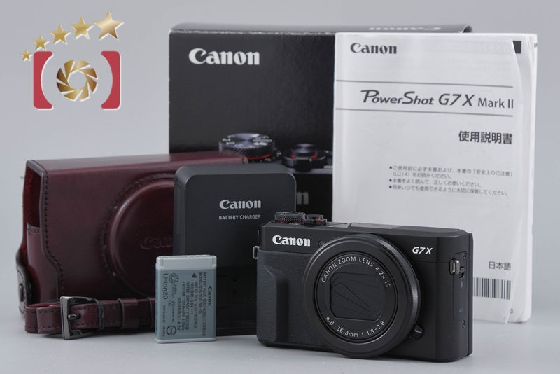 Canon Powershot G7X Mark II Black 20.1 MP Digital Camera w/ Box