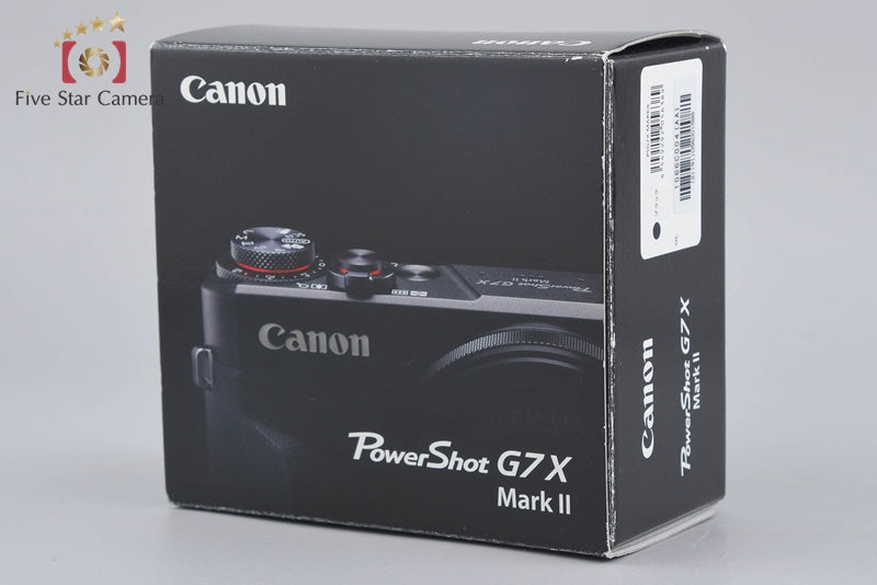 Canon Powershot G7X Mark II Black 20.1 MP Digital Camera w/ Box